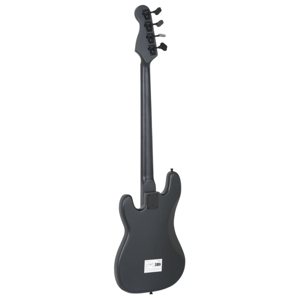 Elektrisk bassgitar for nybegynnere med veske svart 4/4 46"