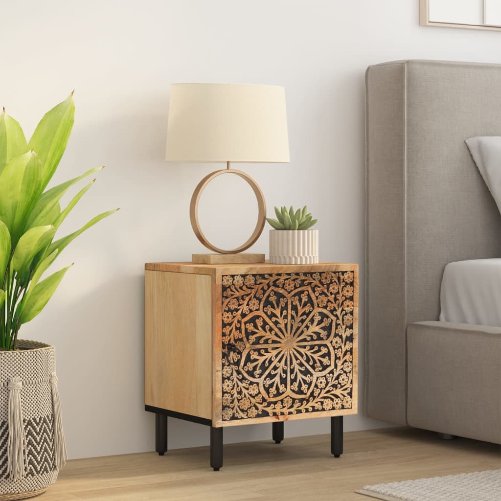 Nattbord 40x33x46 cm heltre mango