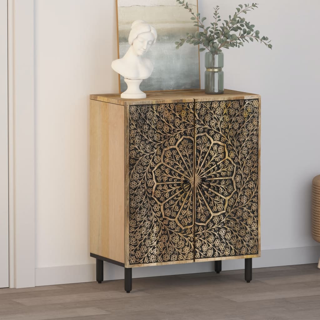 Sideskap 60x33x75 cm heltre mango