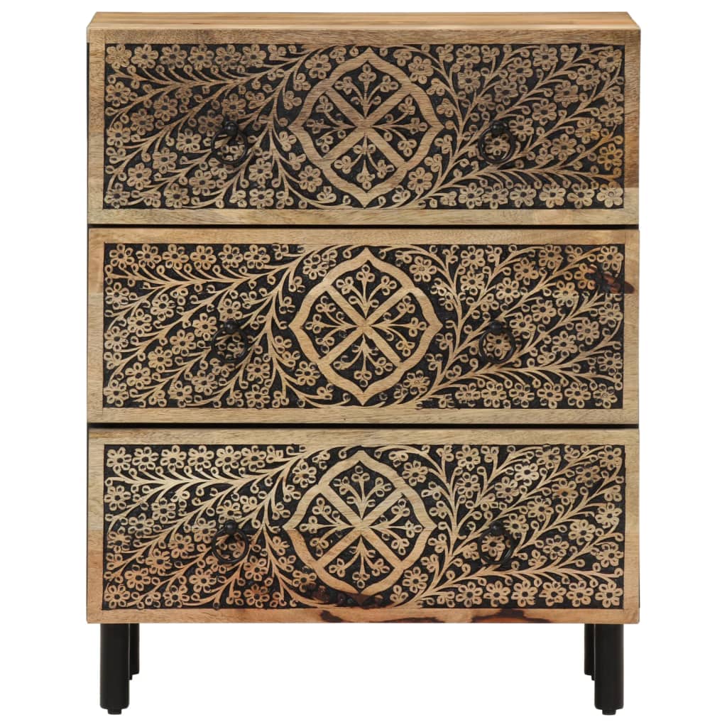 Sideskap 60x33x75 cm heltre mango