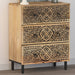 Sideskap 60x33x75 cm heltre mango