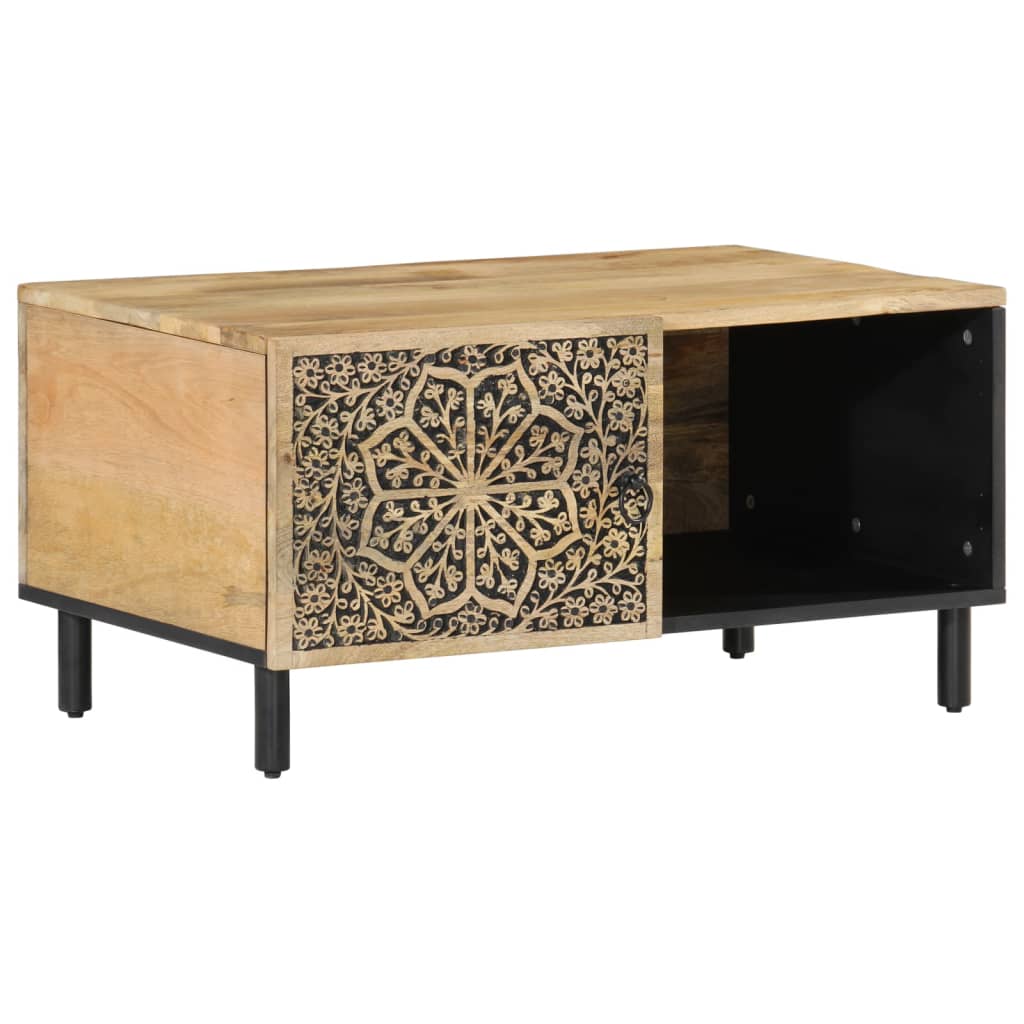 Salongbord 80x50x40 cm heltre furu