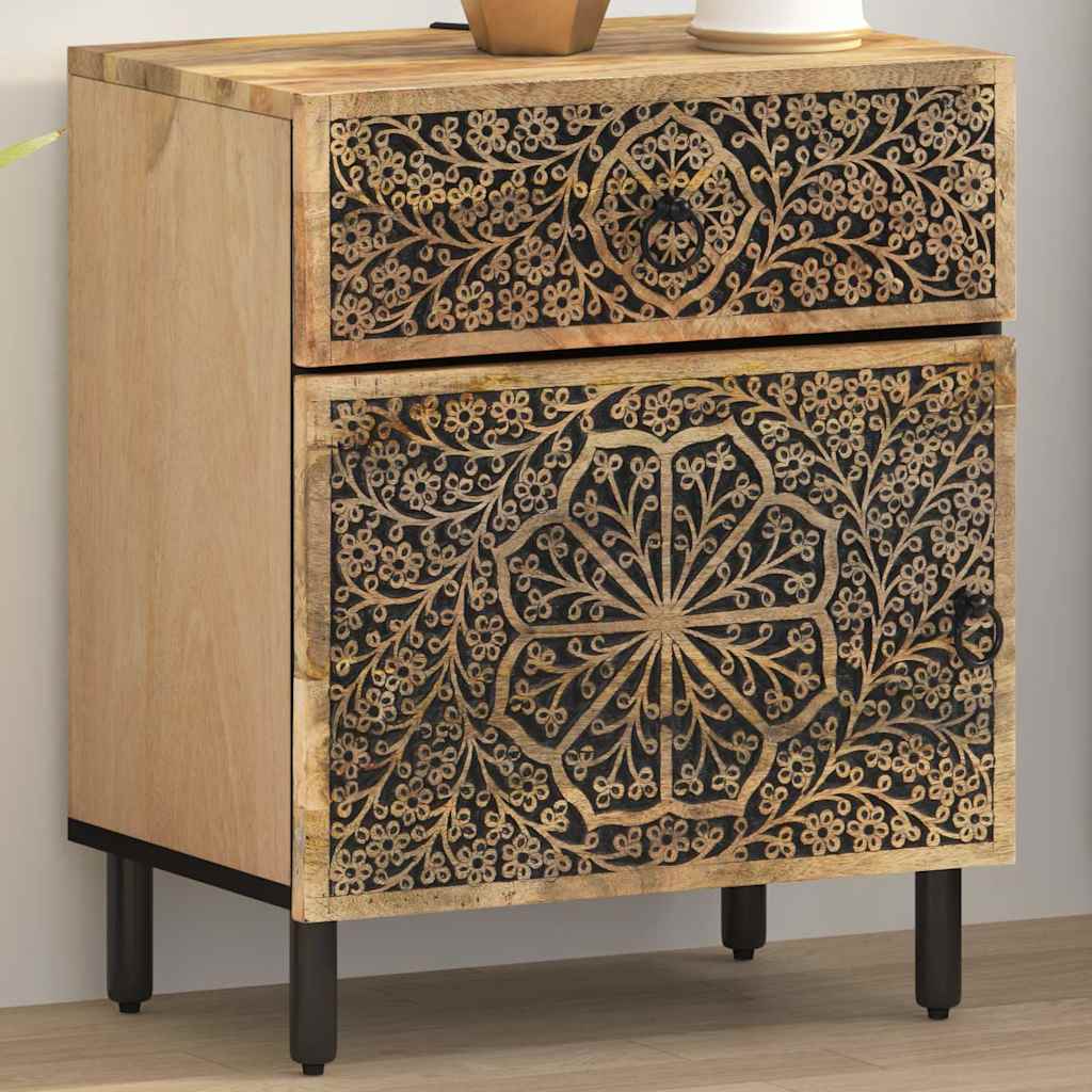 Nattbord 50x33x60 cm heltre mango