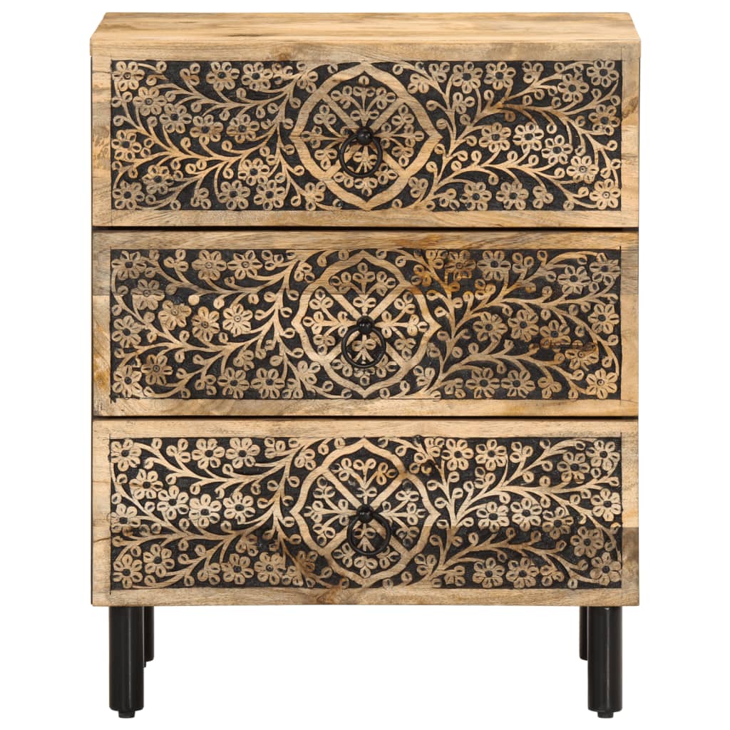 Nattbord 50x33x60 cm heltre mango