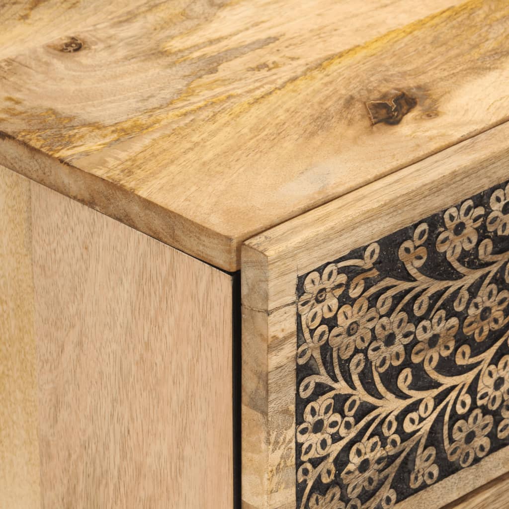 Nattbord 50x33x60 cm heltre mango