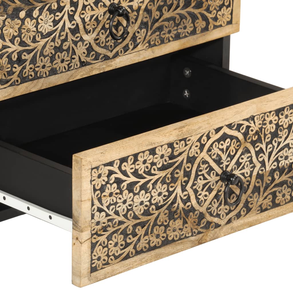 Nattbord 50x33x60 cm heltre mango