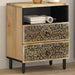 Nattbord 50x33x60 cm heltre mango