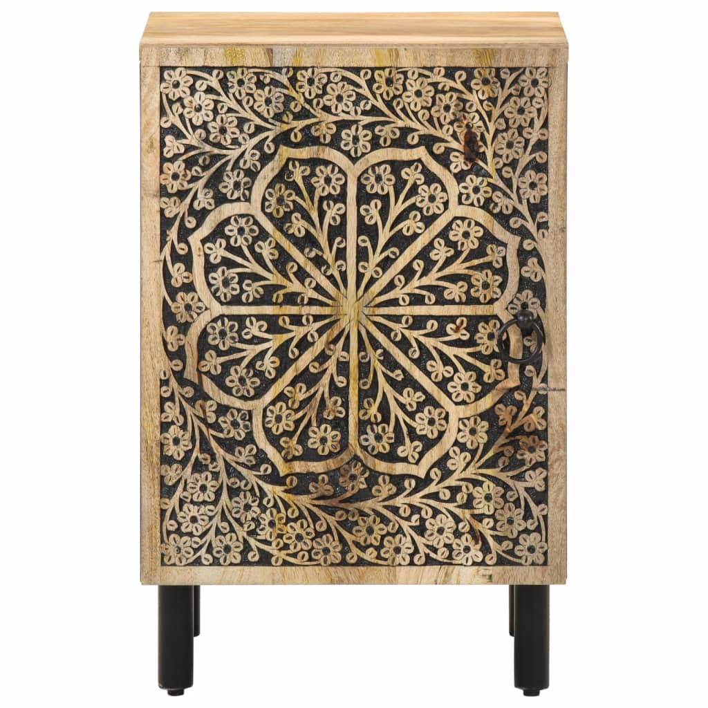Baderomsskap 38x33x58 cm heltre mango