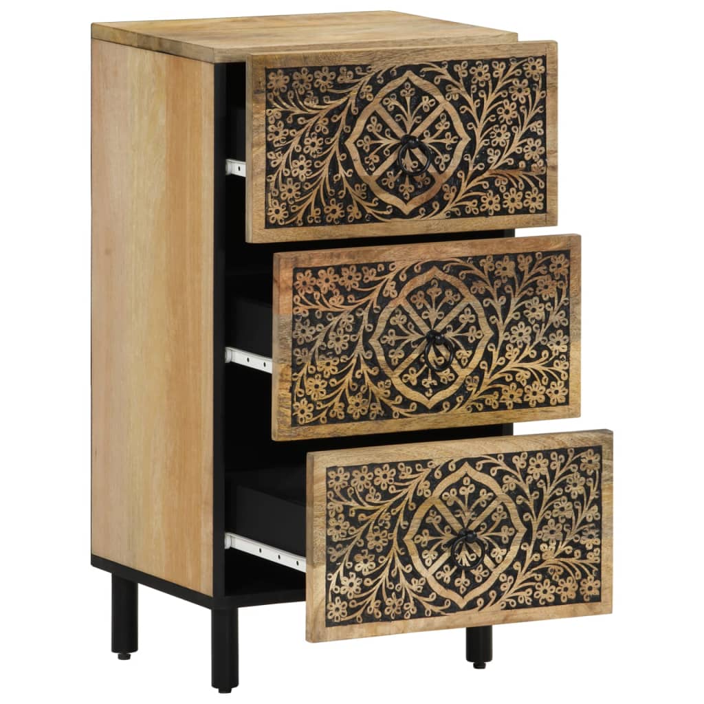 Sideskap 40x33x75 cm heltre mango