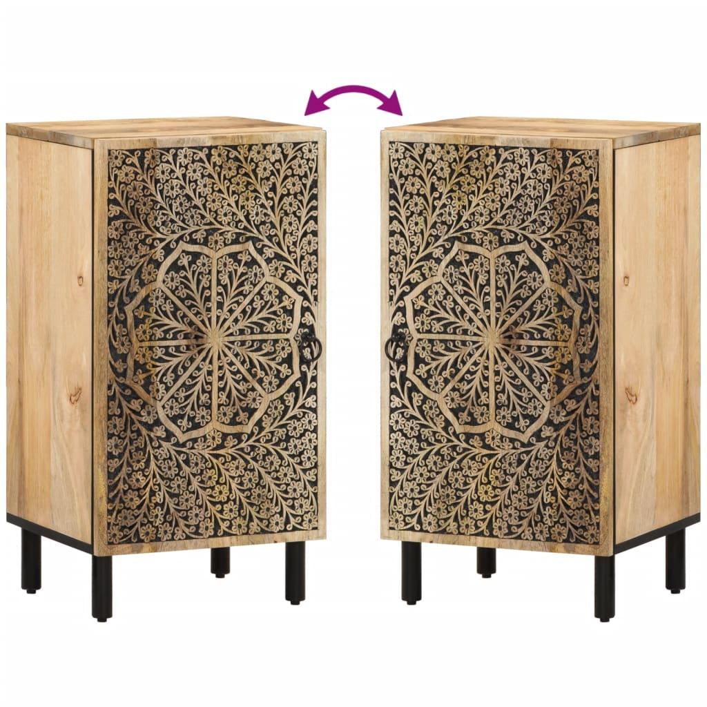 Sideskap 40x33x75 cm heltre mango