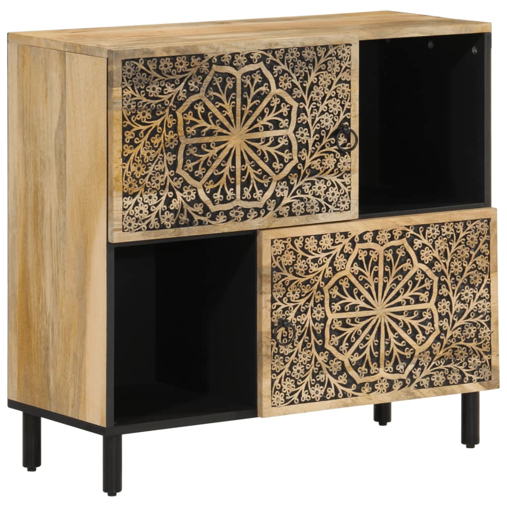 Sideskap 80x33x75 cm heltre mango