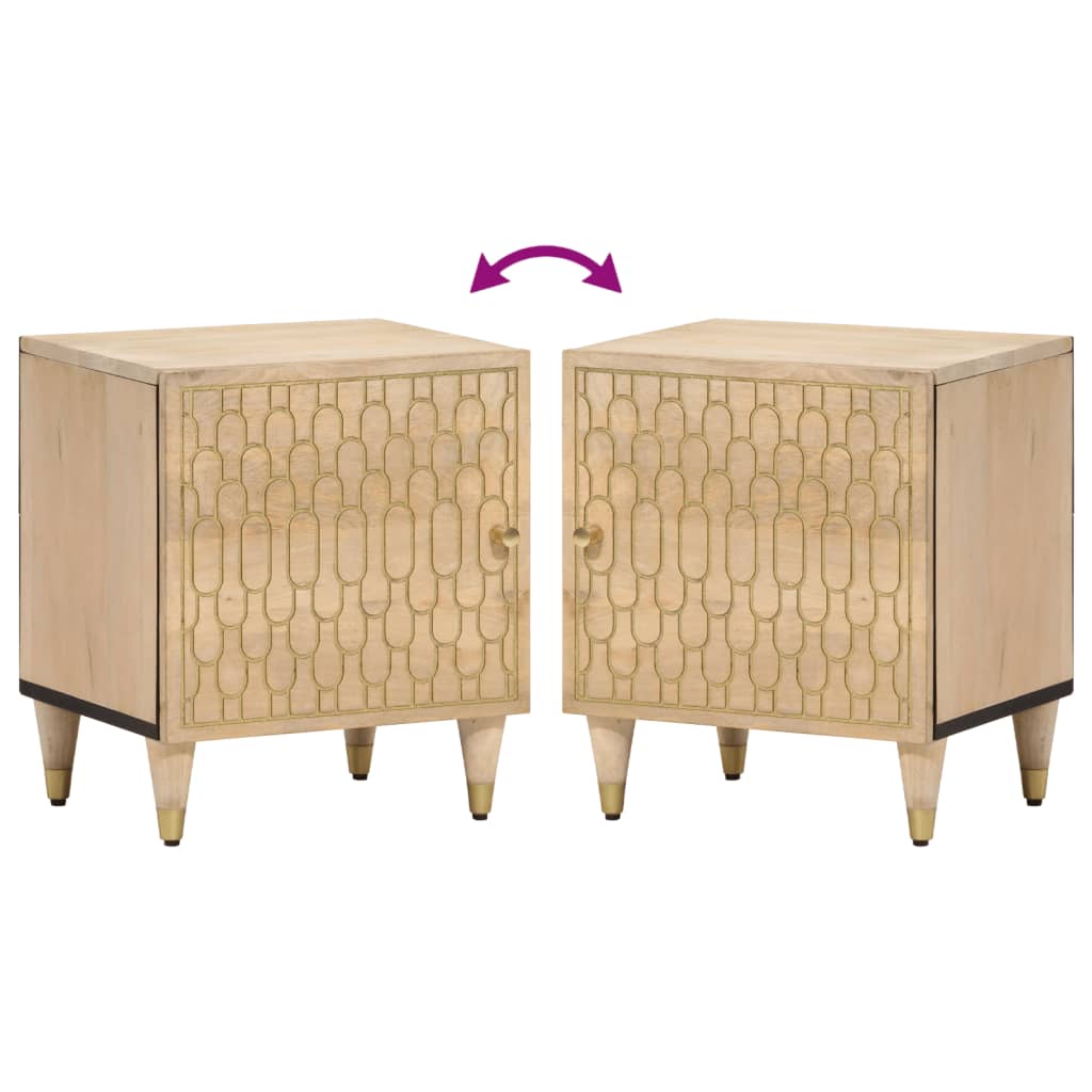 Nattbord 40x33x46 cm heltre mango