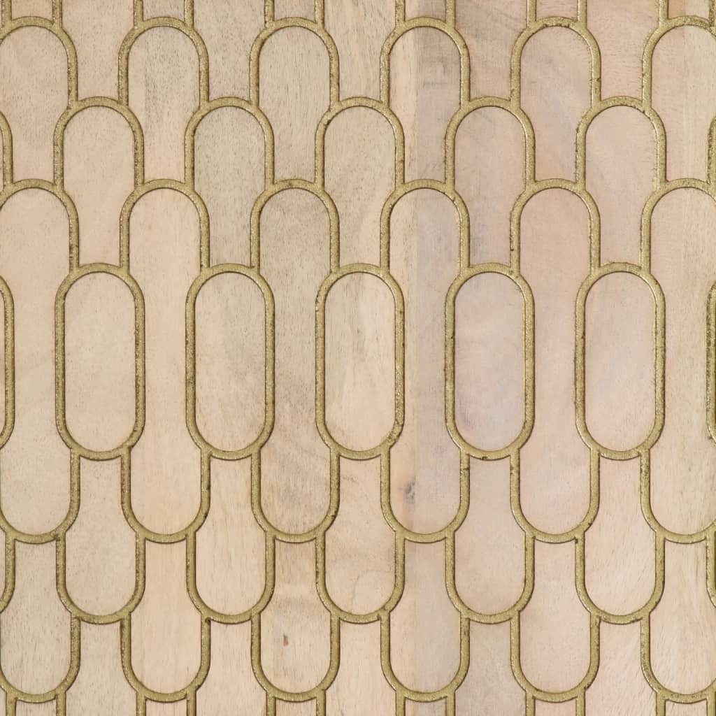 Sideskap 60x33x75 cm heltre mango