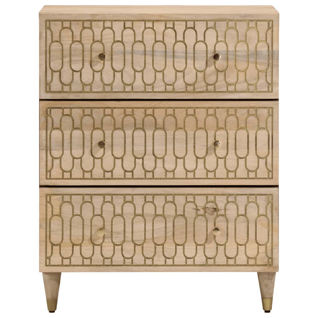 Sideskap 60x33x75 cm heltre mango