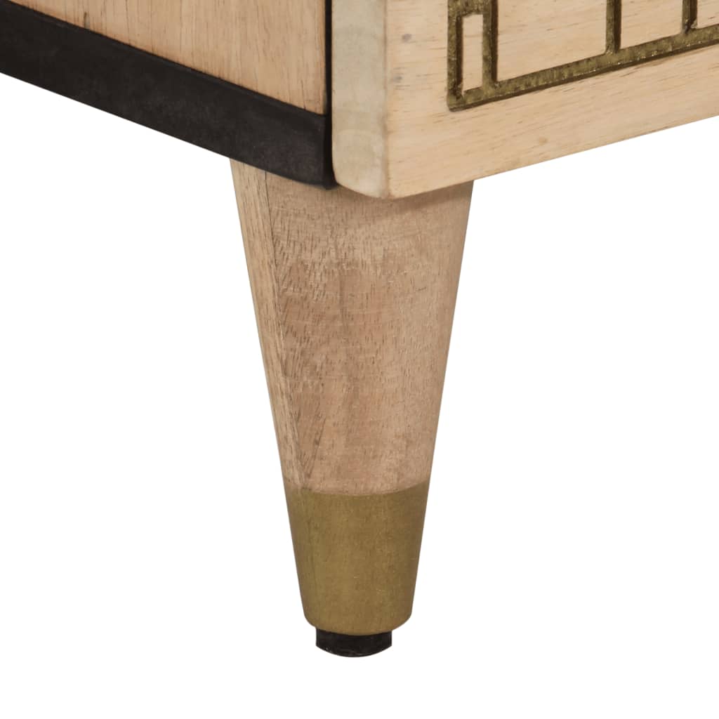 Sideskap 60x33x75 cm heltre mango