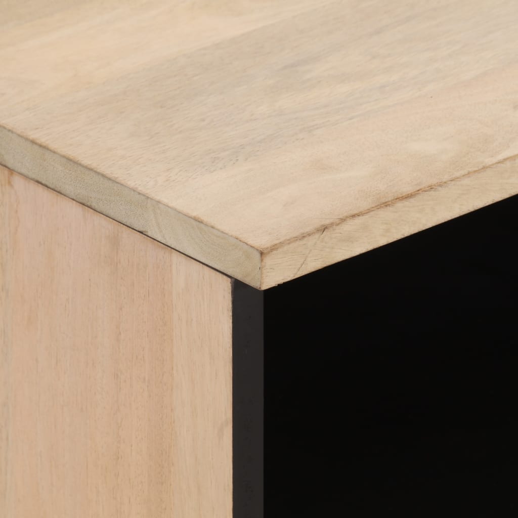 Nattbord 2 stk 40x33x46 cm heltre mango