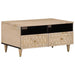 Salongbord 80x54x40 cm heltre mango