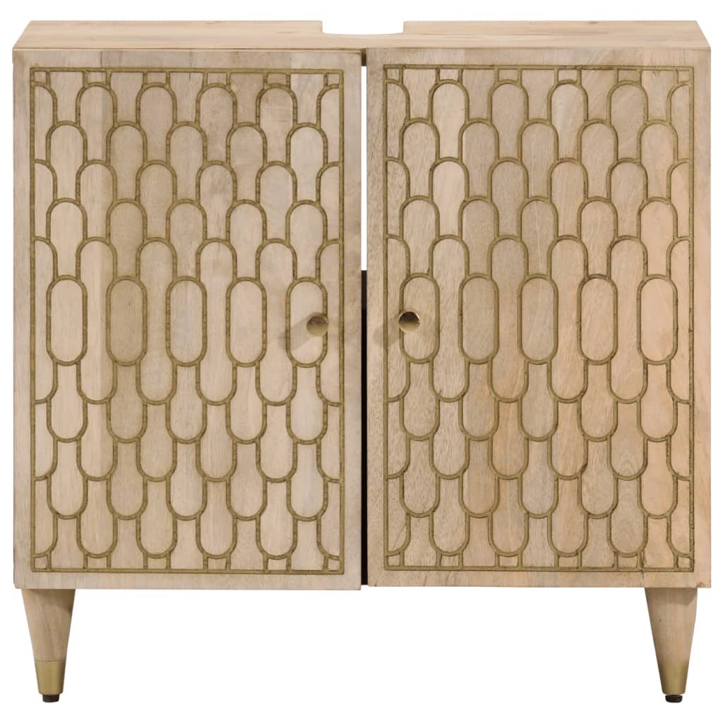 Servantskap 62x33x58 cm heltre mango