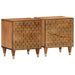 Nattbord 2 stk 40x33x46 cm heltre mango