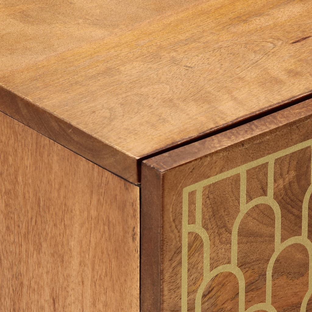 Nattbord 2 stk 40x33x46 cm heltre mango