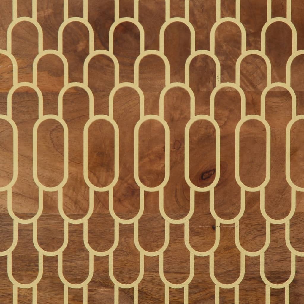 Nattbord 2 stk 40x33x46 cm heltre mango