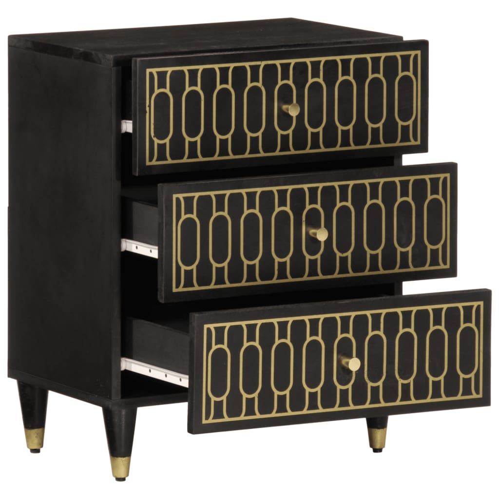 Nattbord 50x33x60 cm heltre mango