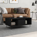 Salongbord svart 90x50x36,5 cm konstruert tre