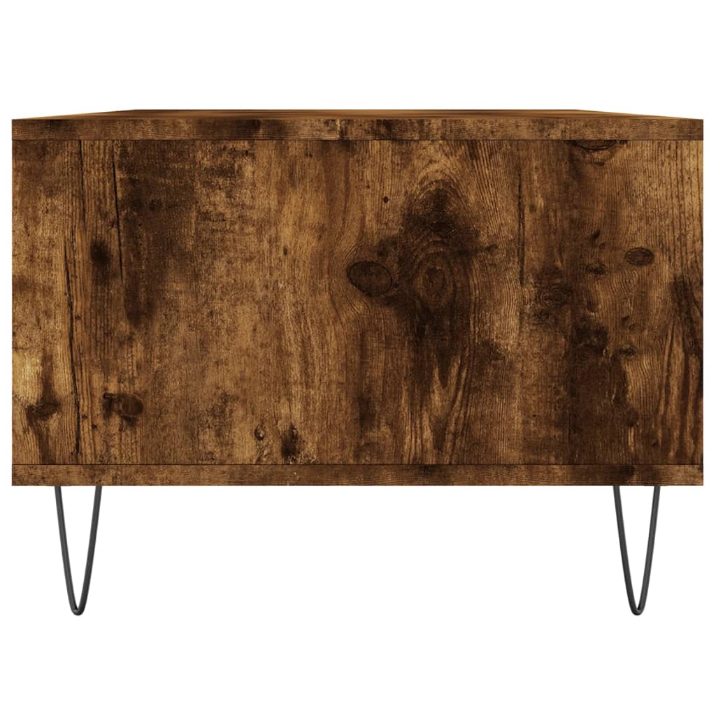Salongbord røkt eik 90x50x36,5 cm konstruert tre