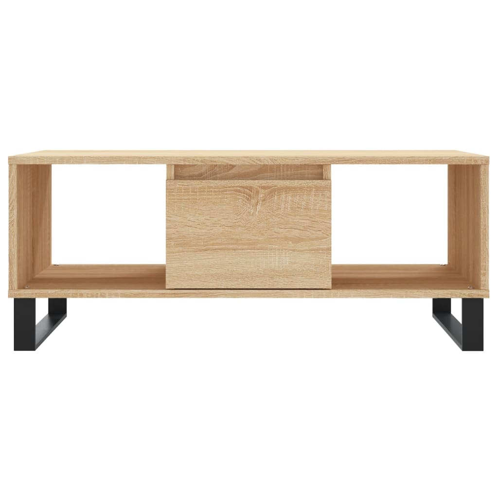 Salongbord sonoma eik 90x50x36,5 cm konstruert tre