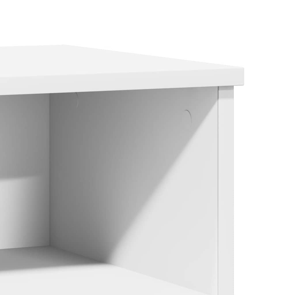 Nattbord 2 stk hvit 40x35x50 cm konstruert tre