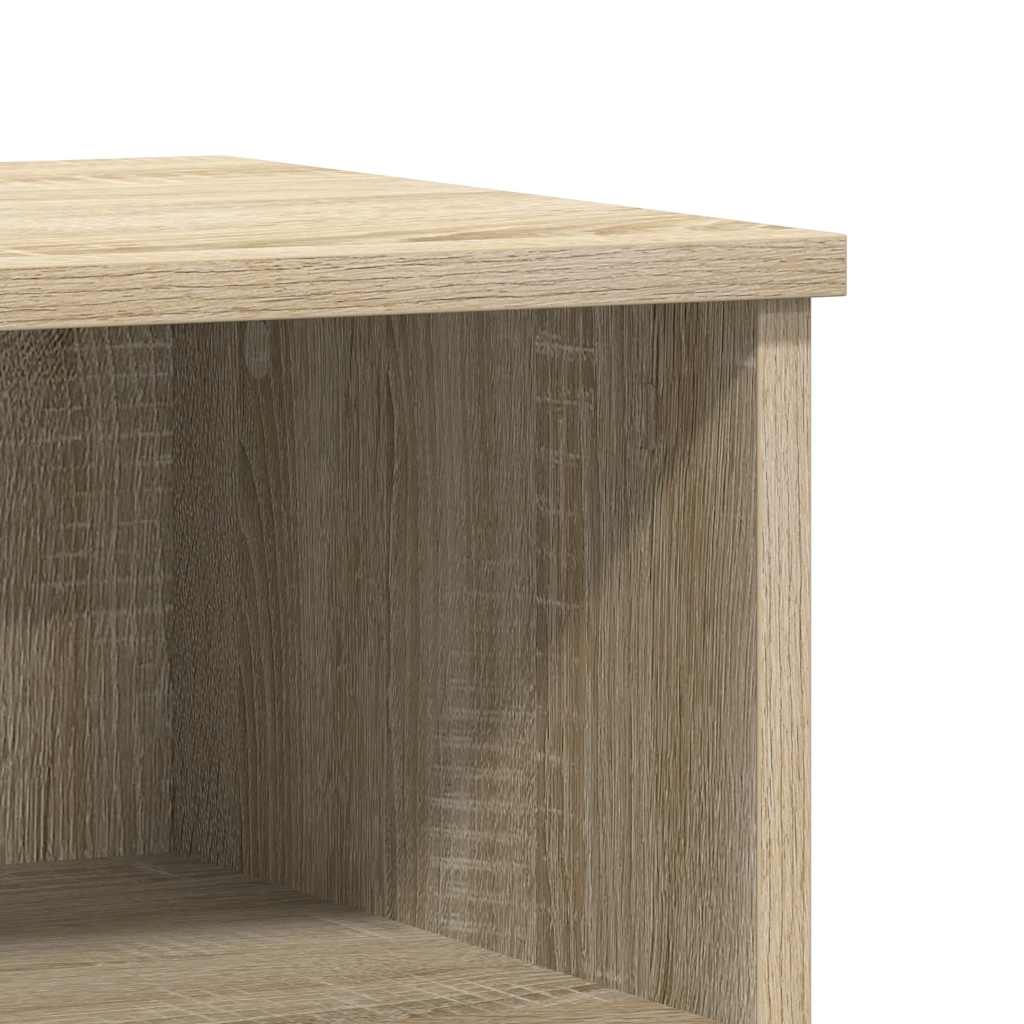 Nattbord 2 stk sonoma eik 40x35x50 cm konstruert tre