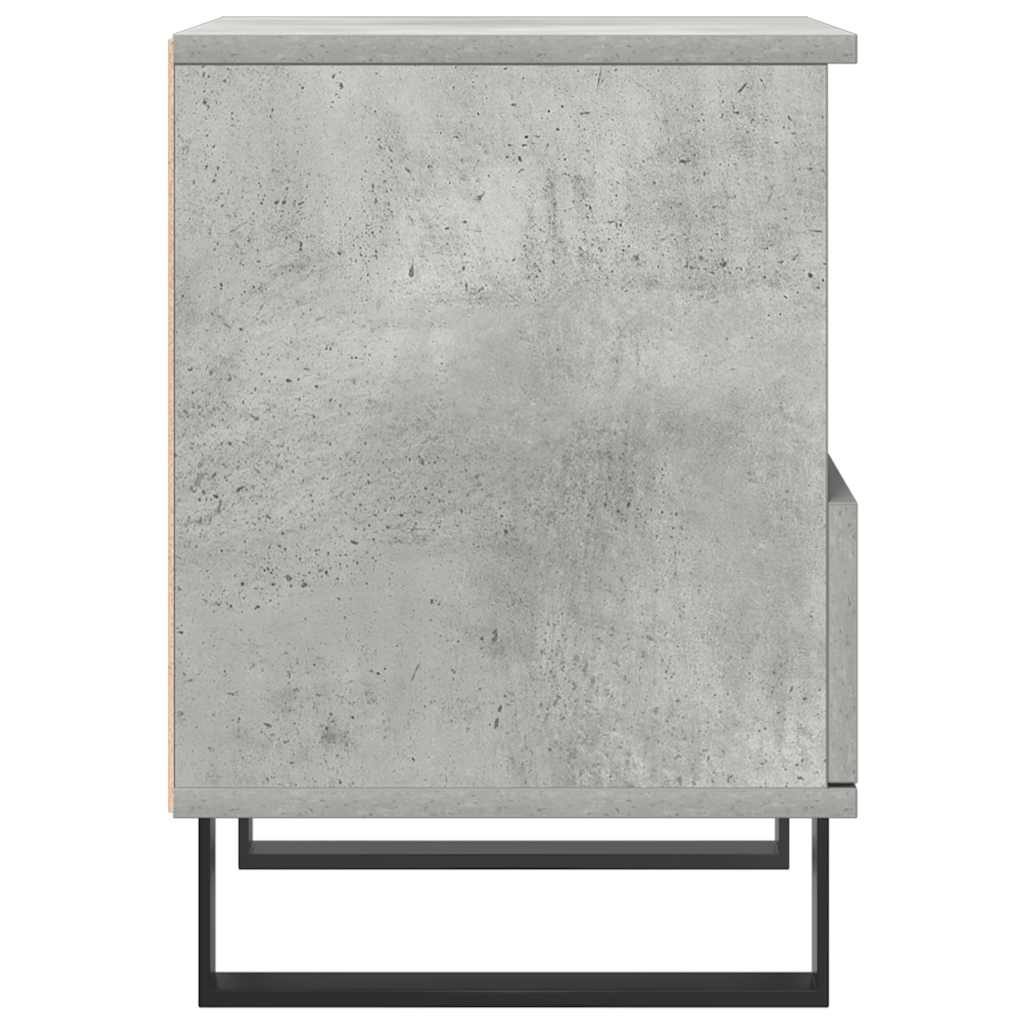 Nattbord betonggrå 40x35x50 cm konstruert tre
