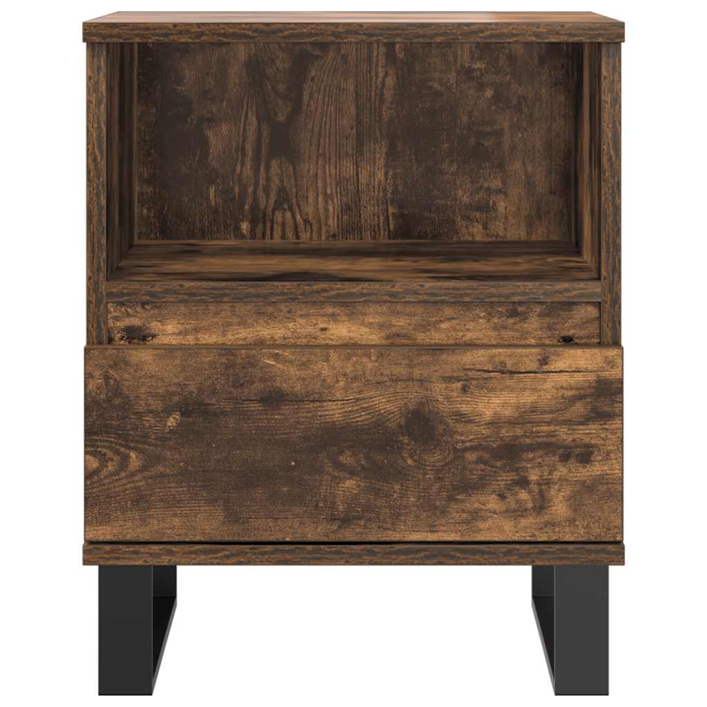 Nattbord røkt eik 40x35x50 cm konstruert tre