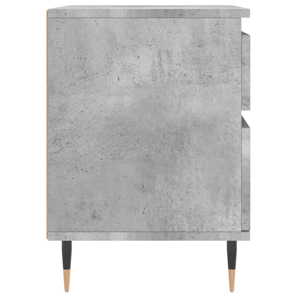 Nattbord betonggrå 40x35x50 cm konstruert tre