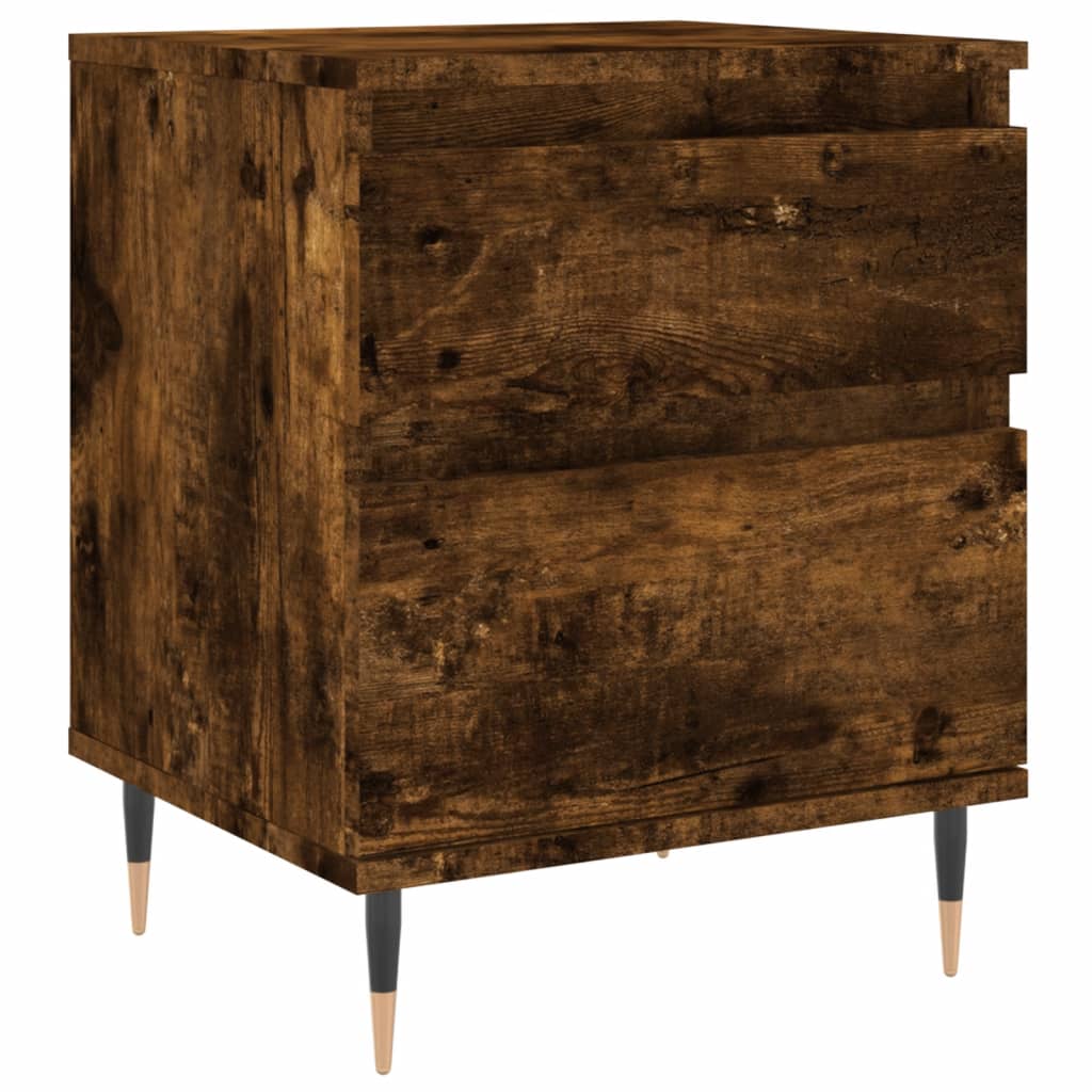 Nattbord røkt eik 40x35x50 cm konstruert tre