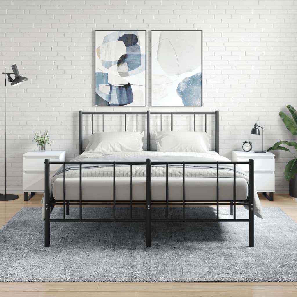 Nattbord 2 stk hvit 40x35x50 cm konstruert tre vidaXL