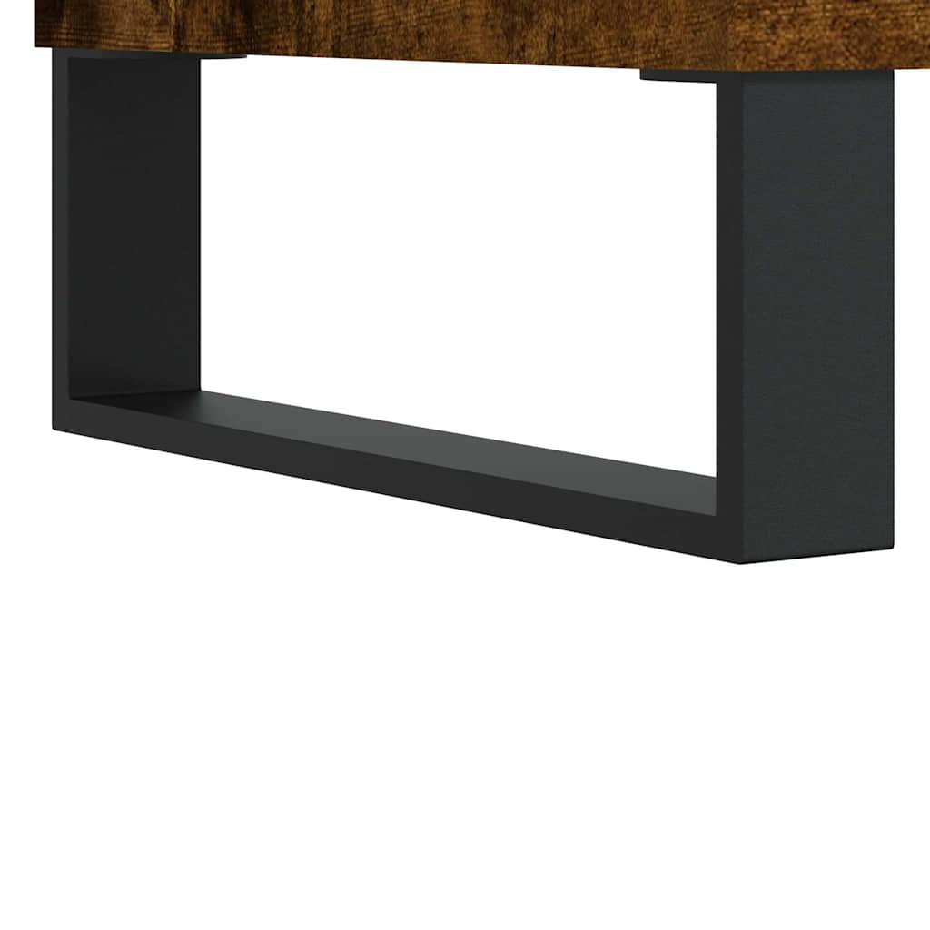 Nattbord røkt eik 40x35x50 cm konstruert tre