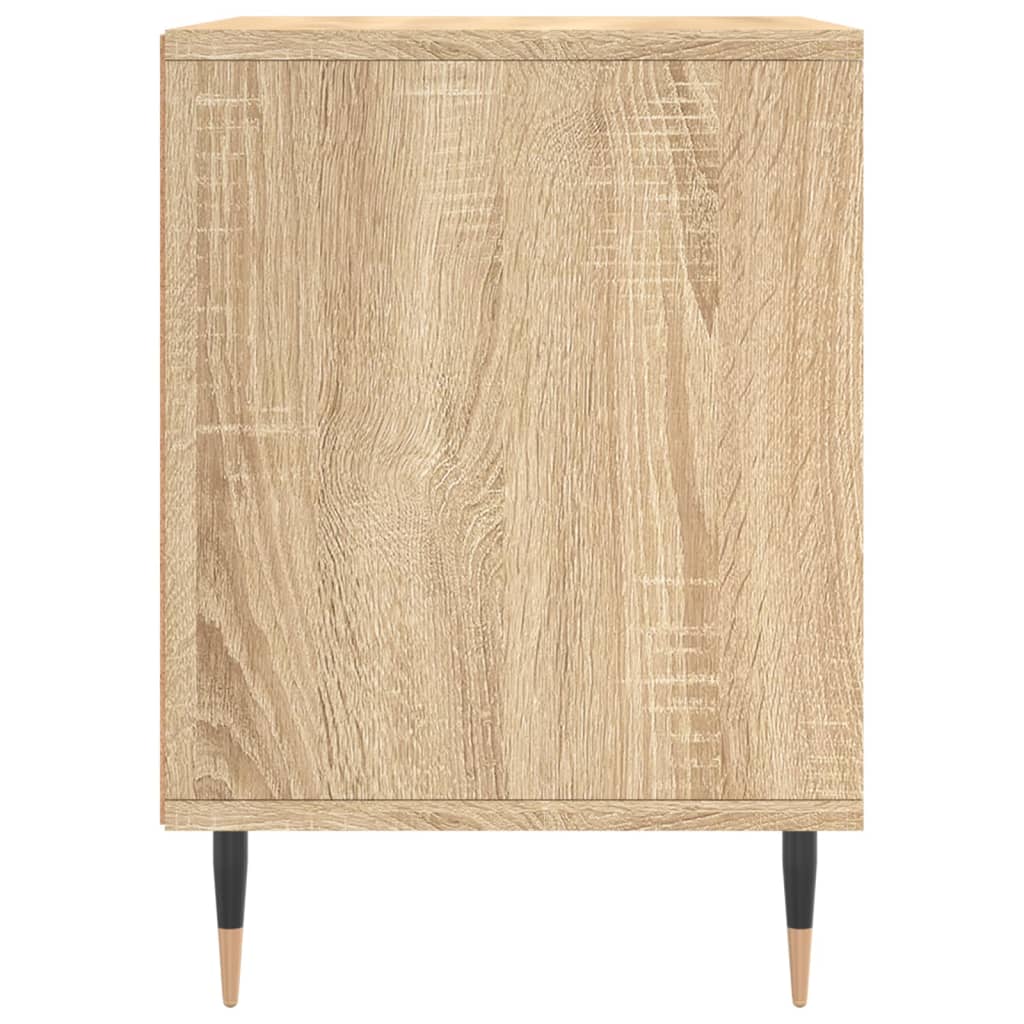 Nattbord 2 stk sonoma eik 40x35x50 cm konstruert tre