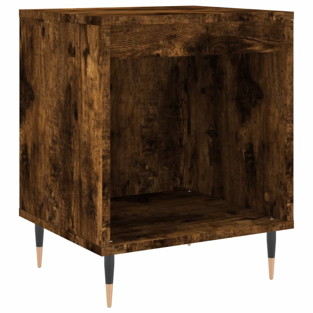 Nattbord røkt eik 40x35x50 cm konstruert tre