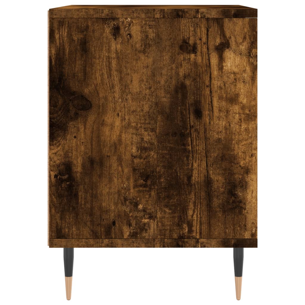 Nattbord røkt eik 40x35x50 cm konstruert tre