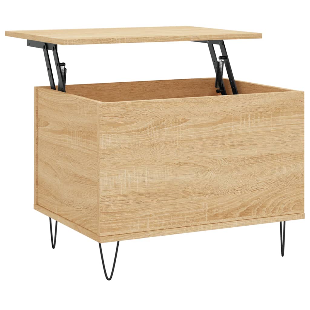 Salongbord sonoma eik 60x44,5x45 cm konstruert tre