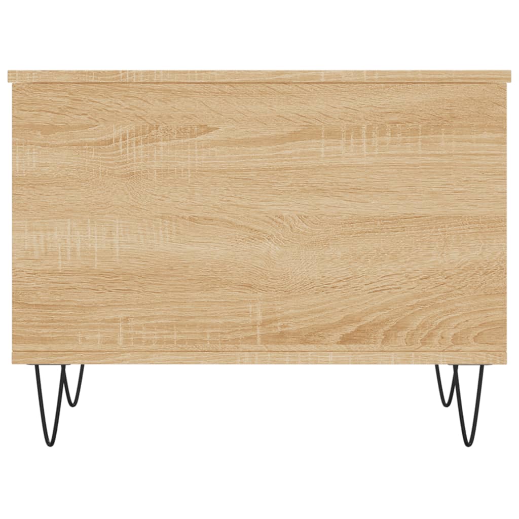 Salongbord sonoma eik 60x44,5x45 cm konstruert tre