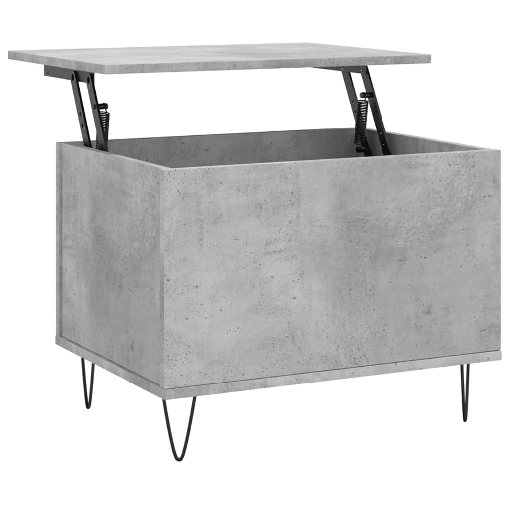 Salongbord betonggrå 60x44,5x45 cm konstruert tre