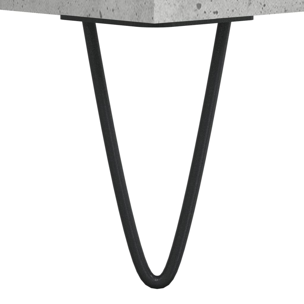 Salongbord betonggrå 60x44,5x45 cm konstruert tre