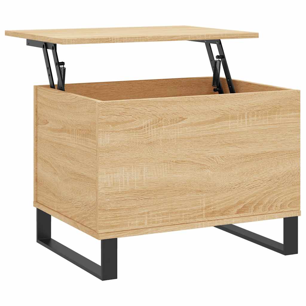 Salongbord sonoma eik 60x44,5x45 cm konstruert tre