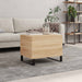 Salongbord sonoma eik 60x44,5x45 cm konstruert tre