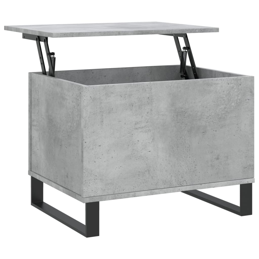 Salongbord betonggrå 60x44,5x45 cm konstruert tre