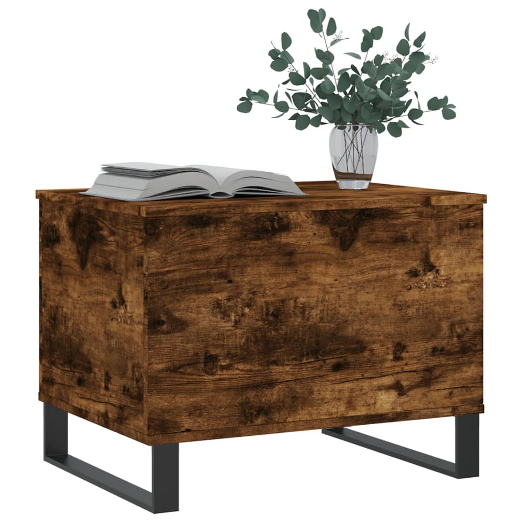 Salongbord røkt eik 60x44,5x45 cm konstruert tre