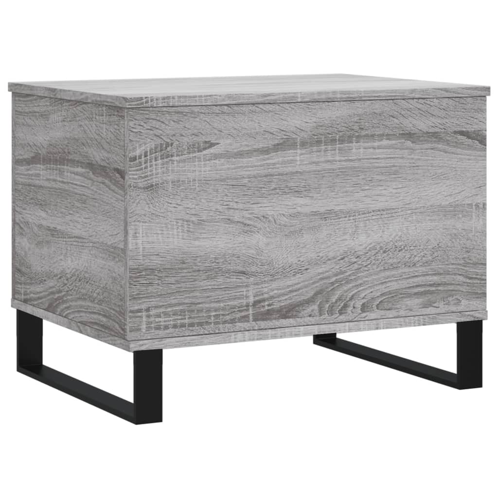 Salongbord grå sonoma 60x44,5x45 cm konstruert tre