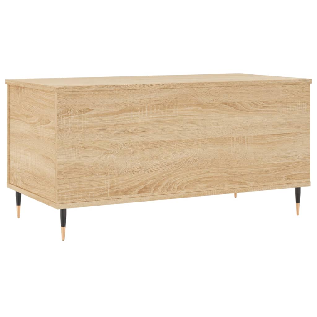 Salongbord sonoma eik 90x44,5x45 cm konstruert tre vidaXL